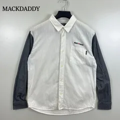 MACKDADDY archive XV panel shirts L MDSH-1503 マックダディー 切替 ボタンシャツ ストリート アーカイブ レアのサムネイル