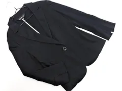 INDIVI インディヴィ テーラード ジャケット size38/黒 ■◇ レディース