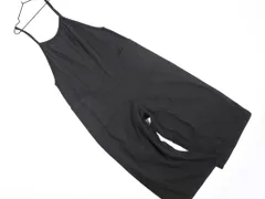 SM2 サマンサモスモス リネン混 サロペット オーバーオール sizeF/黒 ■◇ レディース