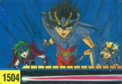 【中古】アニメ系トレカ マッハ1504[アルミ]：ブロンズセイント 星矢・瞬・氷河