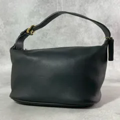 美品 coach オールドコーチ ハンドバッグ 手持ち 手提げ チャーム ゴールド金具 レザー ブラック メンズ レディース ユニセックス