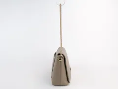 メトロシティ チェーン ストラップ ショルダーバック クロスバック ベージュ