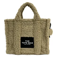 MARC JACOBS(マークジェイコブス) トートバッグ ザ テディ ミディアム トートバッグ M0016740260 ベージュ×黒×白 ボア