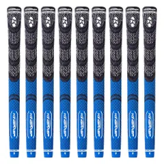 ゴルフグリップ 滑り止め ラバー 多色 バックラインなし スタンダードサイズ 無料テープ付き 9本セット