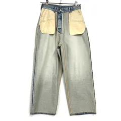 【中古品】 INSCRIRE アンスクリア ID-PT33 LOOSE FIT ルーズ フィット INSIDE OUT DENIM PANTS インサイド アウト デニム パンツ ズボン ボトムス 【151-260130-ya-08-izu】