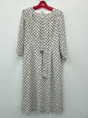 CdeC クードシャンス COUP DE CHANCE ワンピース 40 ベルト付き 半袖 Vネック