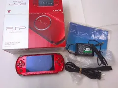  ゲーム PSP 本体 PSP3000 ラディアント・レッド 動作品 箱付き 中古品