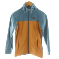 コロンビア Columbia フリース ジップアップジャケット 上着 M 青 ブルー オレンジ /RR