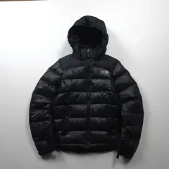 THE NORTH FACE ザノースフェイス ブラック 軽量ダウン フーディー ジャケット (85)