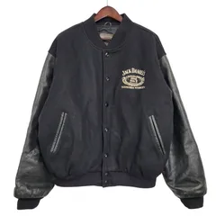 90s ジャックダニエル スタジャン 本革 レザー カナダ製 古着 80~90年代 EXPORT LEATHER GARMENTS LTD 襟付き オールレザー