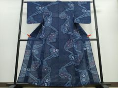 ☆夏物 新古品 瓜柄の紗紬の着物 m4360 - メルカリ