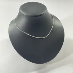 ★  Pt850刻印 プラチナチェーンネックレス 造幣局ホールマーク有 喜平チェーンネックレス 全長約40㎝  総重量10.12g アクセサリー 現状品