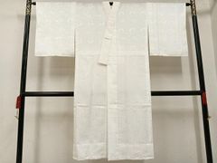オーガンジーレース 道中着 アイボリー クローバー柄 - メルカリ