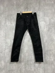 SHAREEF シャリーフ ストレッチ スキニー デニムパンツ 黒 ■■ メンズのサムネイル