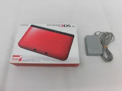  中古品 ゲーム ニンテンドー3DS LL 本体 SPR-001 レッド×ブラック 動作品
