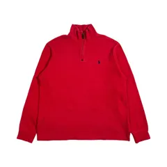 Polo by Ralph Lauren ポロラルフローレン ハーフジップ プルオーバー トレーナー サイズ M /レッド系 メンズ