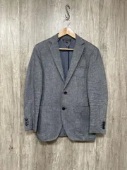 TOMMY HILFIGER トミーヒルフィガー テーラード ジャケット size46/青系 ■■ メンズのサムネイル