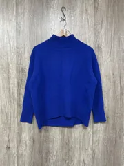 NOLLEY'S ノーリーズ カシミア混 ハイネック ニット セーター sizeM/青 ◆■ レディース