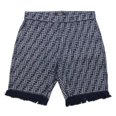 フェンディ パンツ エンブロイダリーFFロゴ バミューダショートパンツ メンズサイズ35 FLP307 AMZ3 FENDIのサムネイル