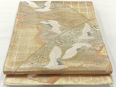 平和屋本店■極上　藤山千春　六通柄袋帯　吉野間道　逸品　DZAA4765kh5 平和屋本店□極上 藤山千春 六通柄袋帯 吉野間道 逸品 DZAA4765kh5