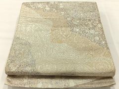 平和屋本店●極上　袋帯　中国三大刺繍　総相良刺繍　正倉院花文　金糸　逸品　CZAA4819s6 平和屋本店○極上 中国三大刺繍 相良刺繍 総刺繍 袋帯 正倉院花文 金糸