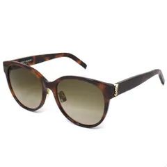 サンローラン サングラス メンズ レディースSAINT LAURENT Sunglasses アジアンフィット ブラウン SLM39K-004 のサムネイル