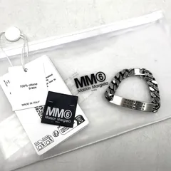 【中古品】 MM6 MAISON MARGIELA エムエムシックス メゾン マルジェラ SM6UY0049 CLASSIC CHAIN BRACELET クラシック チェーン ブレスレット アクセサリー 【192-260109-cs-04-izu】
