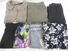  未使用 無印良品 ROCKS MIMANO他 チュニック パンツ レギンス 大判ストール等7点 M L 11号 レディース