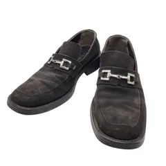 【中古品】GUCCI グッチ 1580 SUEDE BIT LOAFERS スウェード ビットローファー 靴 シューズ 【183-251218-ya-07-izu】