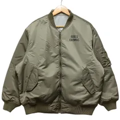 RODEO CROWNS ロデオクラウンズ レディース MA-1 リバーシブル ジャケット カーキ/グレー サイズフリー 正規品 / 40871