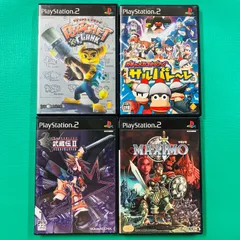 【4点セット】PS2 ラチェット&クランク  ガチャメカスタジアム サルバトーレ 武蔵伝Ⅱ ブレイドマスター マキシモ プレイステーション2