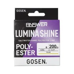 GOSEN ゴーセン アンサー ルミナシャイン 200m 0.25号 1.3Lb イエローのサムネイル