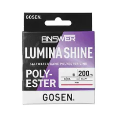 GOSEN ゴーセン アンサー ルミナシャイン 200m 0.2号 1.1Lb ピンクのサムネイル