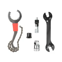 ＦＵＫＵＭＩＤＯ 自転車用 工具セット マルチ ツール 六角レンチ 工具 修理キット チェーンカッター ボトムブラケット スプロケット 5点 セット タイプC [5点セット タイプC]のサムネイル