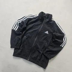 130 アディダス キッズ 3本線 ウィンドブレーカー ジャケット 0401Y