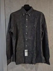 (L) ポロラルフローレン ブラック シャンブレー シャツ