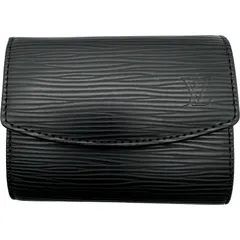 ルイ・ヴィトン LOUIS VUITTON ポルトモネ・サーンプル M63412 ノワール   エピレザー レディース コインケース