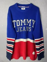 L トミー ジーンズ カラーブロック ニット スウェット