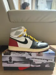 265 ジョーダン1 ハイ x ユニオン ブラックトゥ