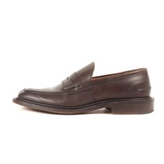 Trickers 트리커즈 슈즈 사이즈:6(25 cm상당) / 가죽 코인 로퍼 (JAMES 3227) / MADE IN ENGLAND / 브라운 / 브랜드 슈즈 가죽 구두[맨즈][중고]