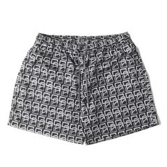 【美品】CALEE キャリー パンツ サイズ:XXL / 22SS モノグラムロゴ ウォーターショーツ (ALLOVER MONOGRAM PATTERN 2WAY SHORTS) / ブラック 黒 / ボトムス ショートパンツ【メンズ】【中古】のサムネイル