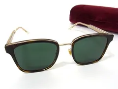 GUCCI グッチ サングラス GG0563SK ブラウン プラスチック ユニセックス べっ甲調  美品