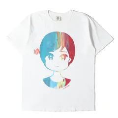 SHANTII シャンティー Tシャツ サイズ:L / Conix KYNE イラスト グラフィック クルーネック Tシャツ / ホワイト 白 / トップス カットソー 半袖 / コラボ【メンズ】【中古】のサムネイル