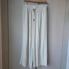 ZARA ワイド パンツ M ベージュ