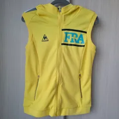 ルコックスポルティフ フード ベスト 黄 M