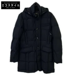 MOORER ムーレー ﾈｲﾋﾞｰ ｳｰﾙ ORIONE ﾌｰﾄﾞ付 ﾀﾞｳｼﾞｬｹｯﾄ 46