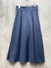 N. エヌ ナチュラルビューティーベーシック 166-0220929 スモーキーフレア スカート sizeS/ブルー ■◇レディース