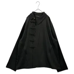 NOT CONVENTIONAL(ノットコンベンショナル)  Asymmetric China-Style Button Shirt アシンメトリー チャイナ ボタン シャツ N25-018-BLK FREE ブラックのサムネイル