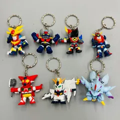 【7種セット】スーパーロボット大戦 熱血コレクション フィギュアキーホルダー キーホルダー ストラップ マスコット BANPRESTO 1996年 創通エージェンシー サンライズ ロボットアニメ ロボット グッズ バンプレスト