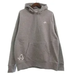 ナイキ NIKE プルオーバー フリース パーカー スウェット 長袖 裏起毛 FN3860-063 グレー XL